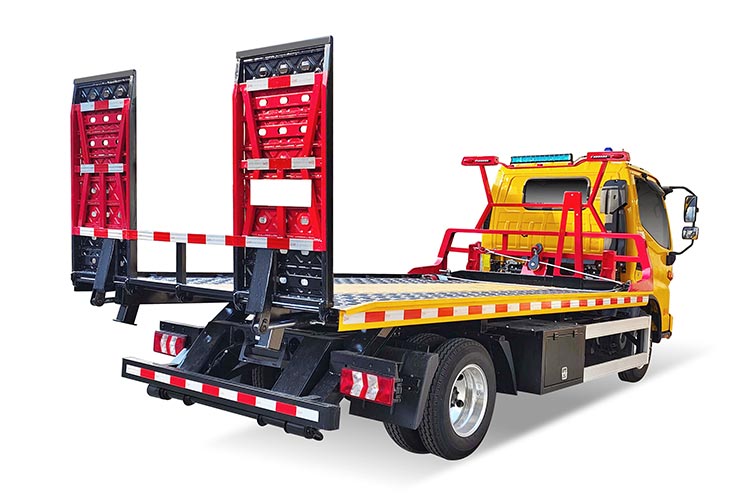 Camion-de-grua-con-plataforma-con-plataforma